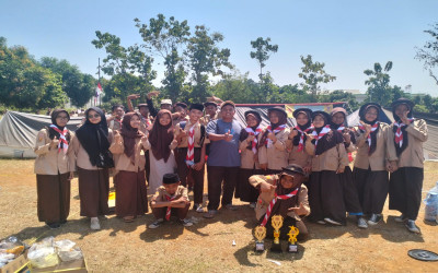 MTs Ma'arif Al Hamid Mengukir Prestasi pada Scout Rally Tingkat Kwartir Ranting Lemahabang 2024